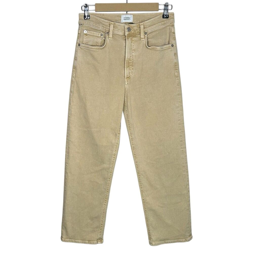 Citizens of Humanity Palma Straight Jeans Womens 27 Hempseed Stretch Denim Pants